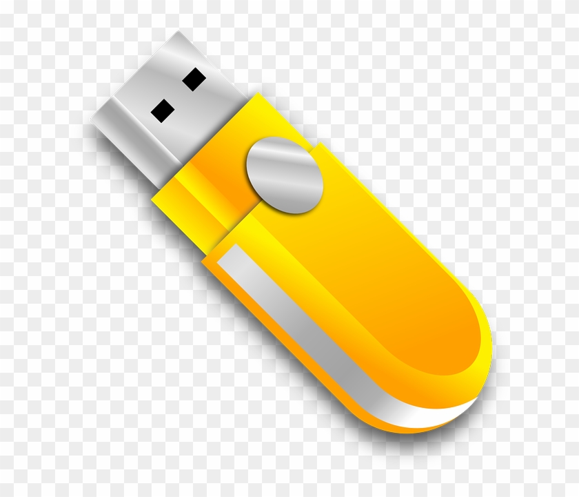 Usb Stick, Flash Drive, Thumb Drive, Usb, Memory - Usb Flash Drive Clipart #1101418