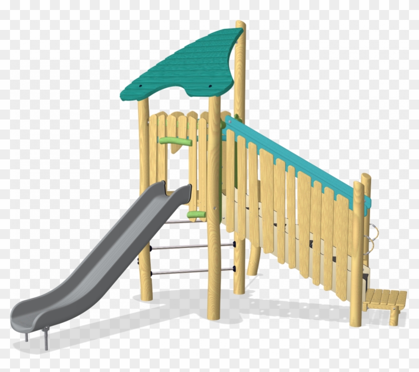 Robinia Wood [ Kompan ] - Playground Slide #1101449