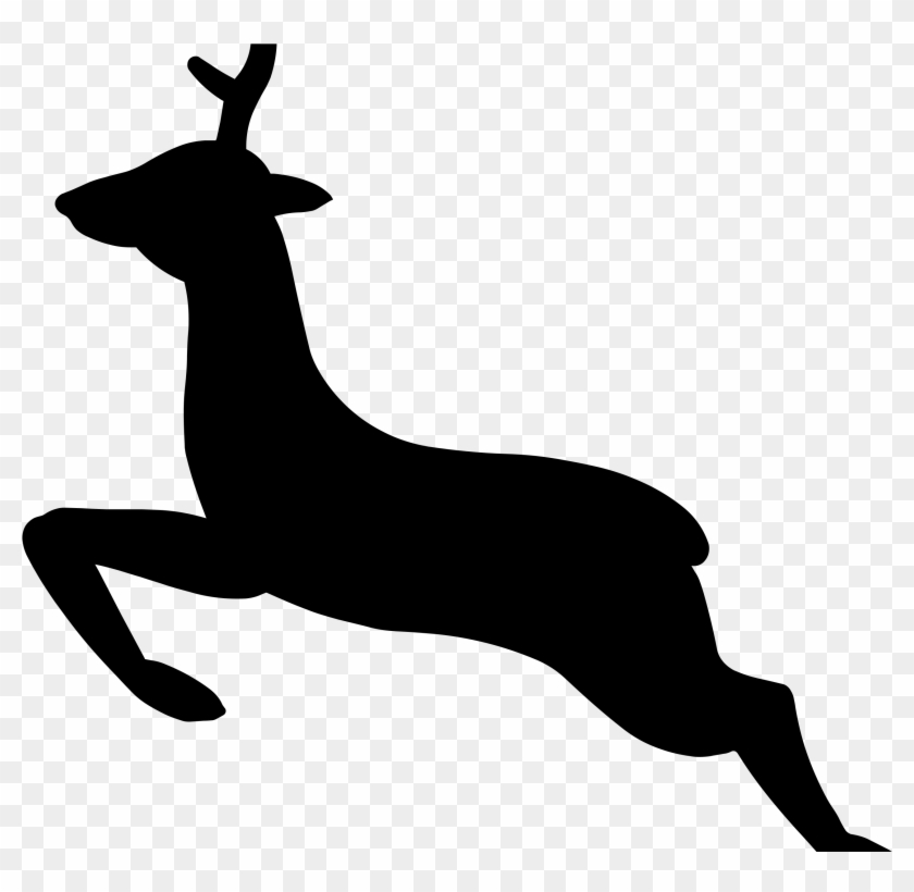 Get Notified Of Exclusive Freebies - Custom Jumping Deer Silhouette Shower Curtain #1101629