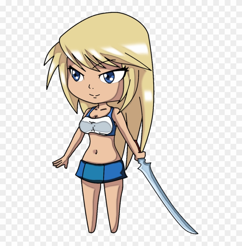 Blond Mangaka Hair Clip Art - Chibi #1101653