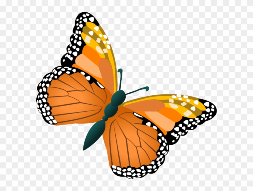 Clipart Butterflies - Dibujos Animados Con Mariposas - Free Transparent PNG  Clipart Images Download