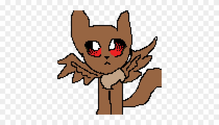 Evil Angel Cat - Cartoon #1101767