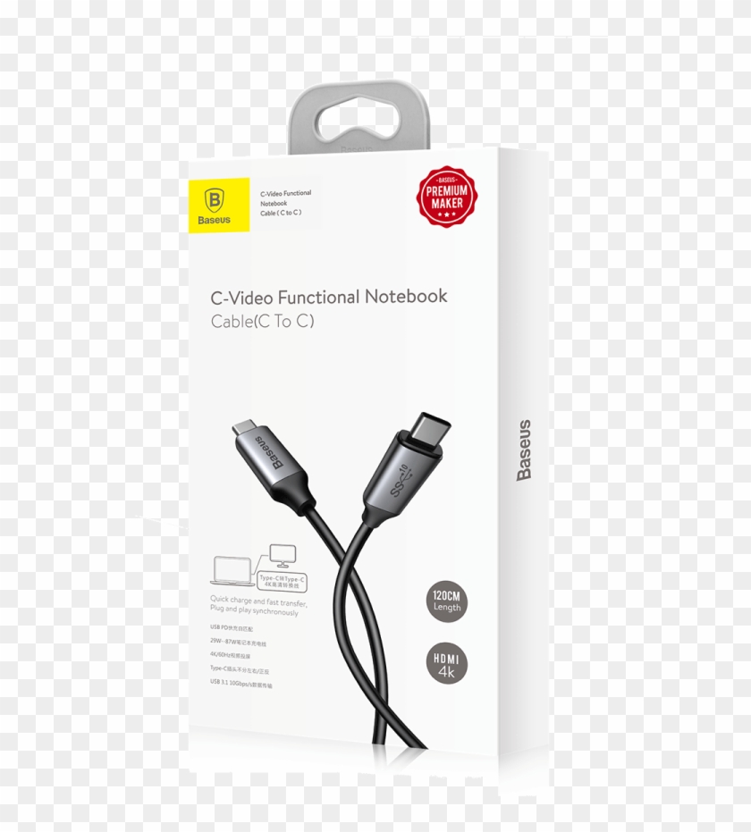 Baseus C-video Functional Notebook Cable - Baseus C-video Kabel Wideo Przewód Usb Type-c - Usb #1101869