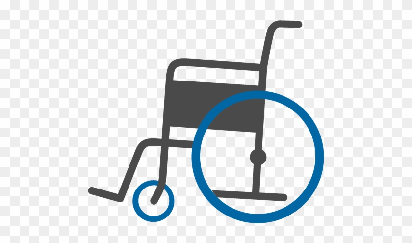 Pushing Wheelchair Clipart Image - Wheelchair Clipart #1101920