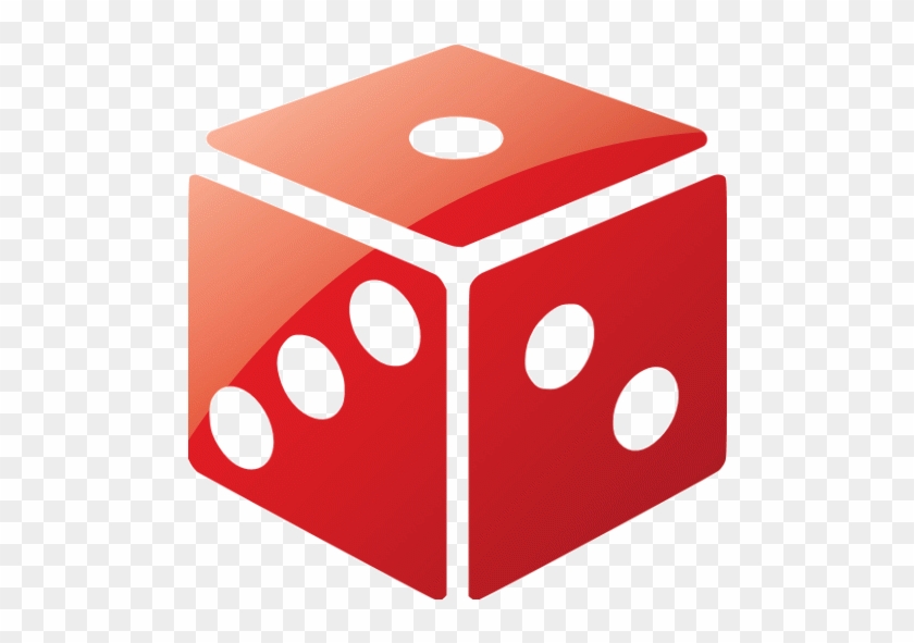 Web 2 Ruby Red Dice Icon - Pink Dice Png #1102083
