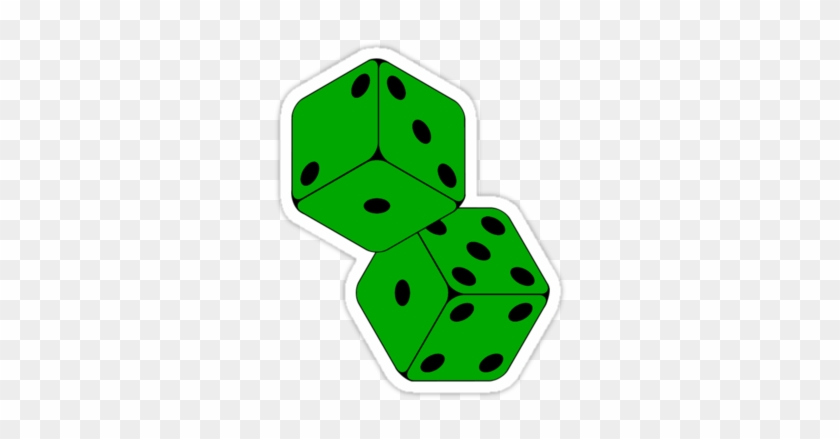 Tumbling Dice-green By Impactees - Dice #1102313