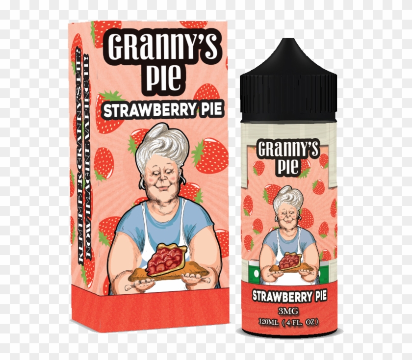 Strawberry Pie - Granny's Pie - 120ml - E-liquid - Electronic Cigarette Aerosol And Liquid #1102434