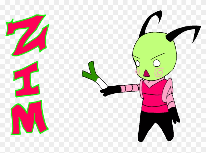 Zim Doing The Leek Dance By Invader Star Irken - Cartoon #1102526