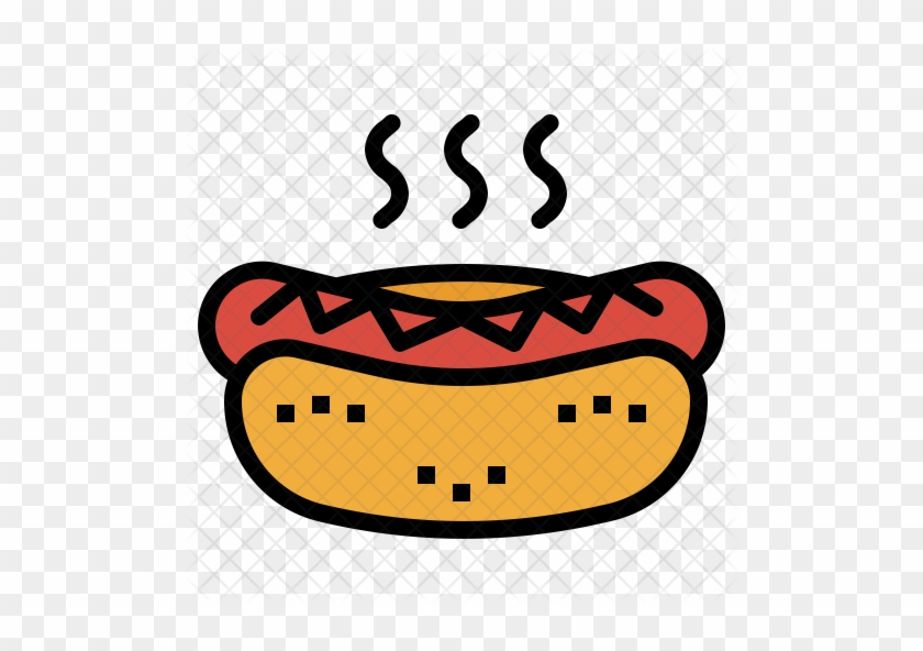 Hot Dog Icon - Fast Food #1102561