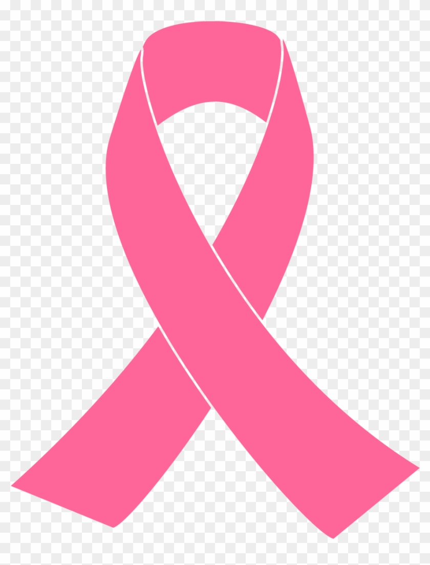 Pink Ribbon Icon Logo Vector - Pink Breast Cancer Ribbon #1102606