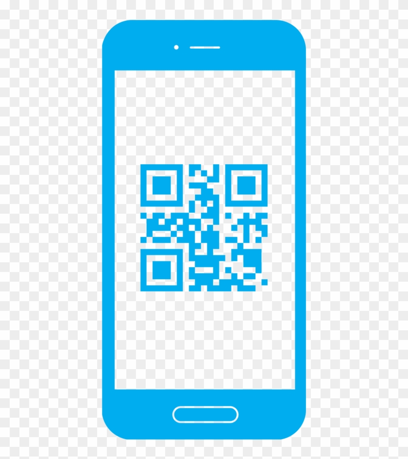 Ios And Android Smartphone Compatible - Säubern Sie Einfachen Weißen Vertikalen Qr Code Visitenkarte #1102755