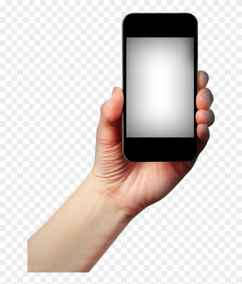 Smartphone In Hand Png Image - Smart Phone And Hand #1102767