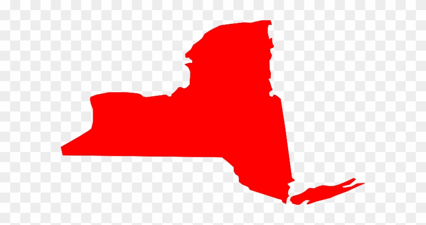 New York State Flag Clip Art - New York State Red #186104