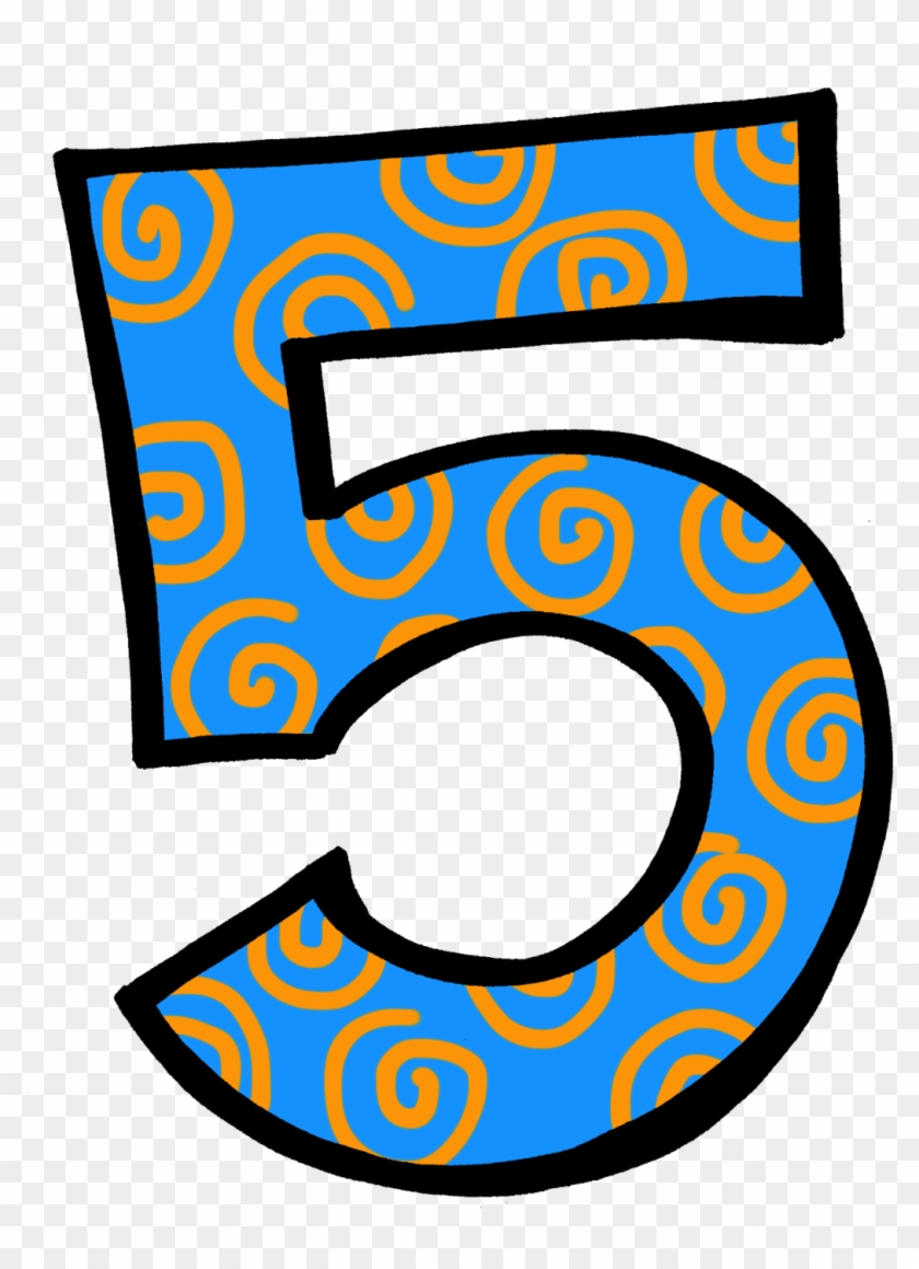 Graphic Of Numeral Five - Five Clip Art #186127