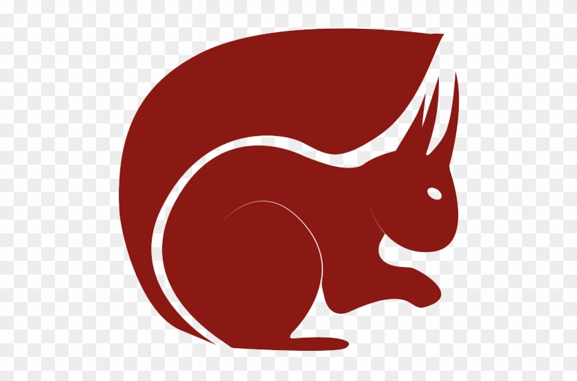 Red Squirrel Clipart Graphic - Red Squirrel Logo #186130