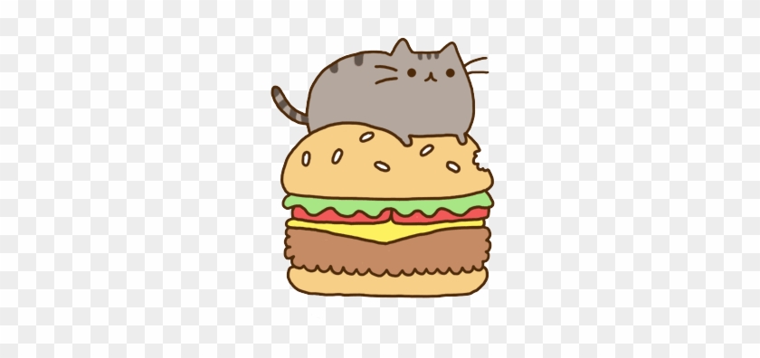 Pusheen Cat Clipart - Pusheen The Cat Hamburger #186194