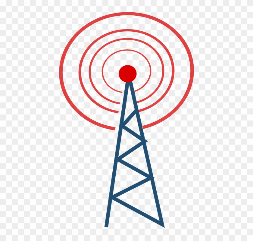 Radio Transmitter Clip Art - Radio Tower Clip Art #186235