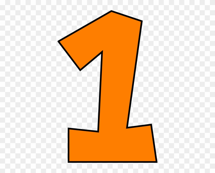 Graphic Of The Numeral One - Number 1 Clipart #186271