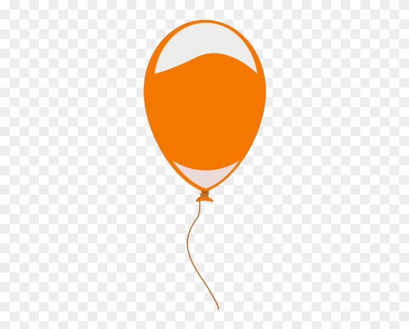 Balloon Clipart Orange - Orange Balloons Clip Art #186274
