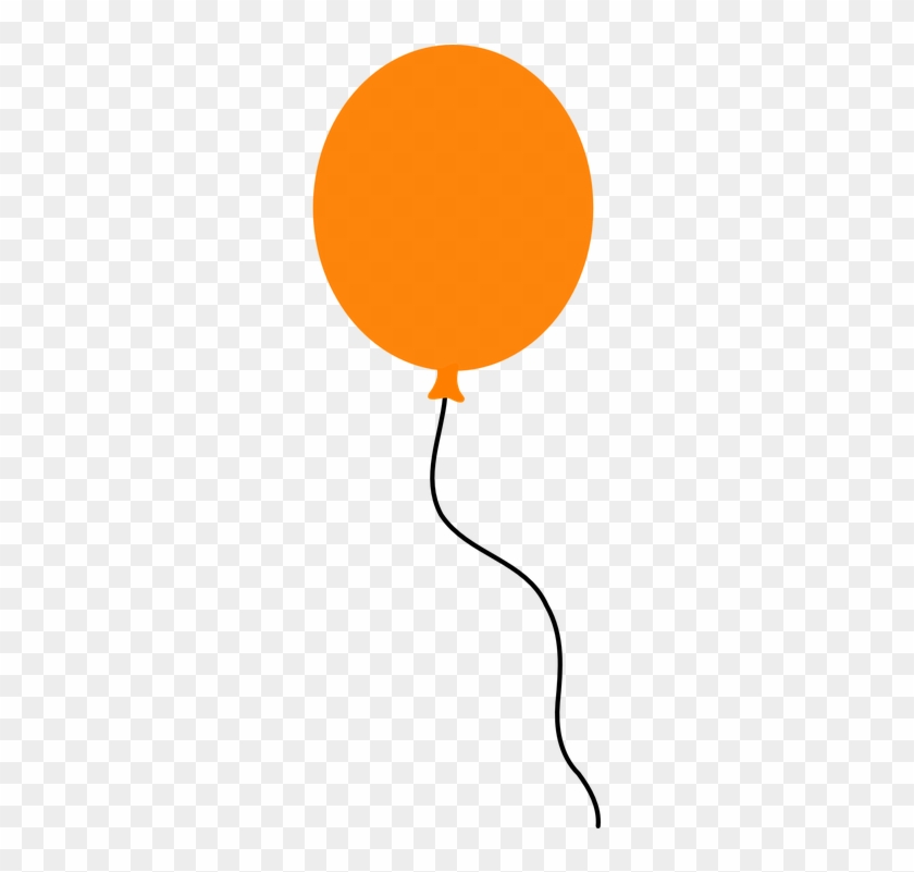 Balloon Clipart Orange - Orange Balloon Clipart #186278
