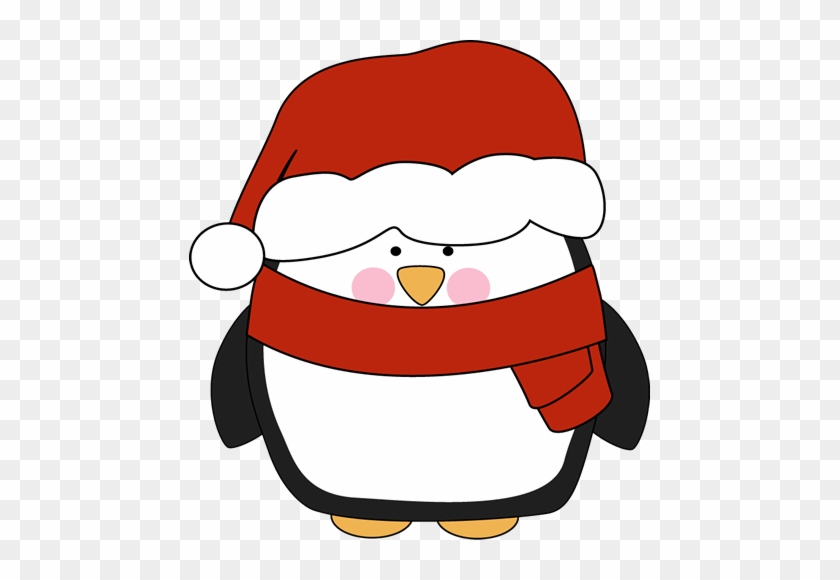 Winter Clip Art - Christmas Penguin Clip Art #186292