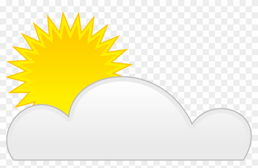 Partly Cloudy Clipart Hostted - Animated Sun And Clouds #186297