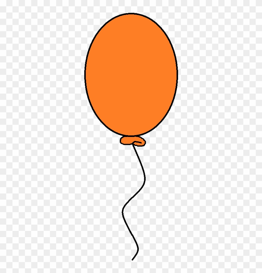 Orange Balloon Clip Art #186303