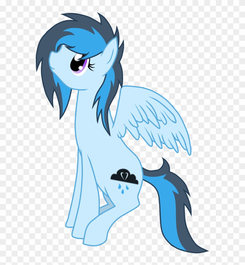 Rain Cloud By Winterxbreeze On Clipart Library - Mlp Rain Cloud #186369