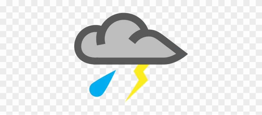 Thursday Thunderstorms - Gllbal News Weather Icons #186421