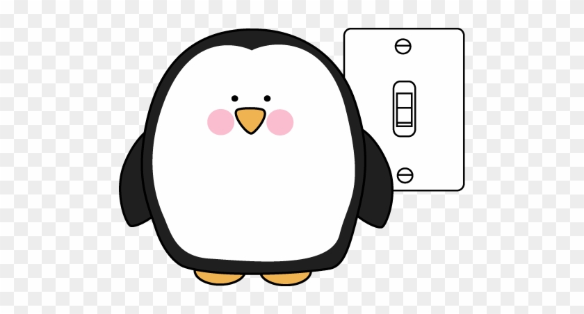 Penguin Classroom Lights Helper - Light Monitor Clip Art #186434