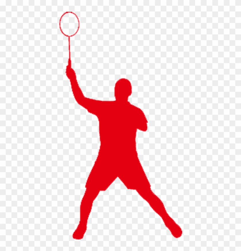 Badminton Silhouette Racket Clip Art - Badminton Vector #186534