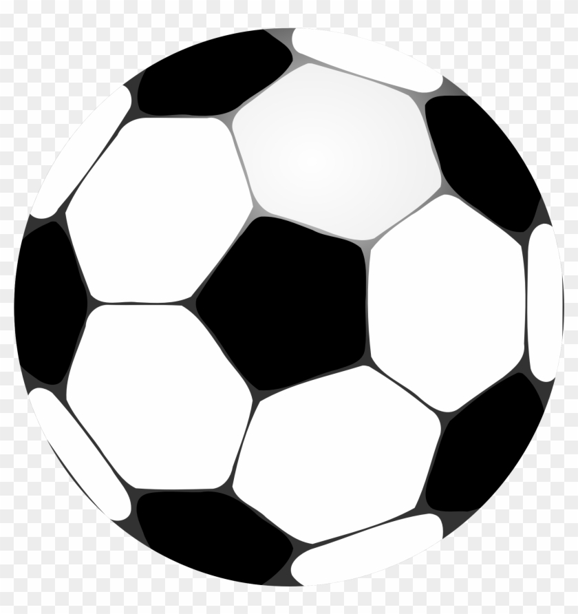 Soccer - Ball - Clipart - Black - And - White - White And Black Football #186580