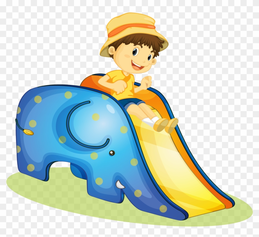 Cartoon Clip Art - Playground Slide #186598