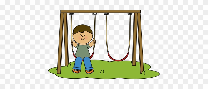 free clipart of child on swing