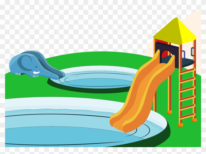 Euclidean Vector Playground Slide Water Slide - Euclidean Vector Playground Slide Water Slide #186726