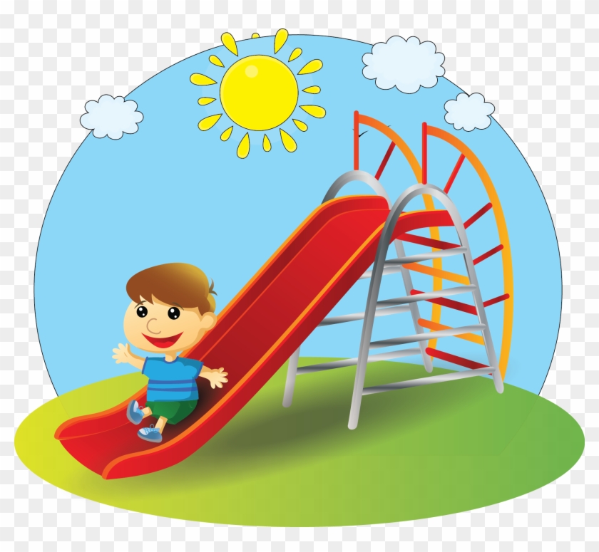 Playing Slide Cartoon - Free Transparent PNG Clipart Images Download