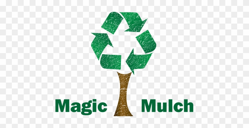 Magic Mulch - Recycling Logo Grey #186816