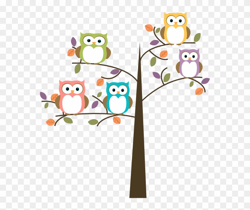 Owl Clip Art Border - Flour Sack #186854