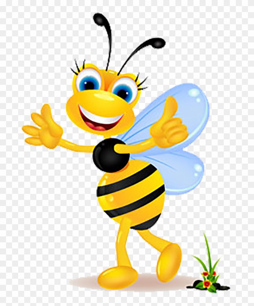 Bee Insect Royalty-free Clip Art - Thumbs Up Bee Throw Blanket #186900