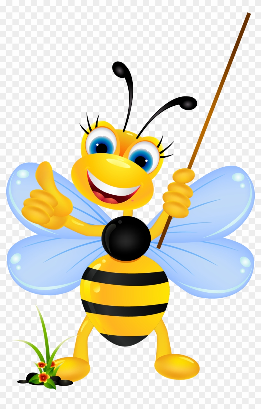 Bee Cartoon Stock Photography Clip Art - Beautiful Bees Cartoons #186933