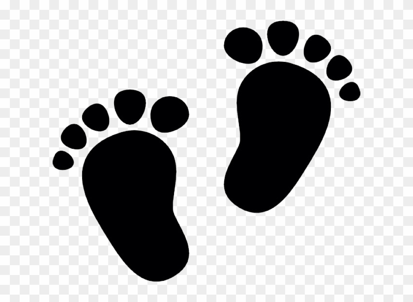 Footprint Infant Clip Art - Baby Footprint Clipart #187018