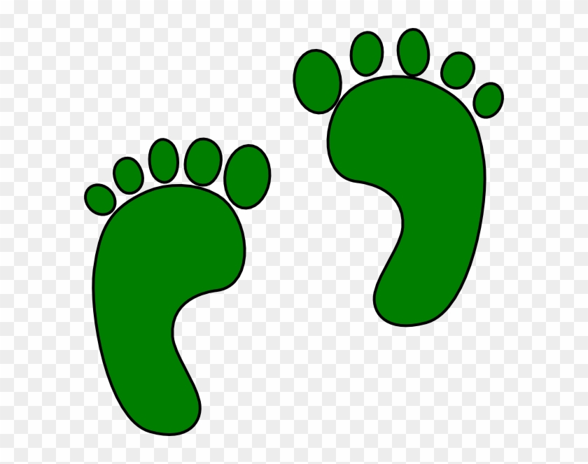 Footprints Clip Art At Clker - Monster Footprints Clipart #187032