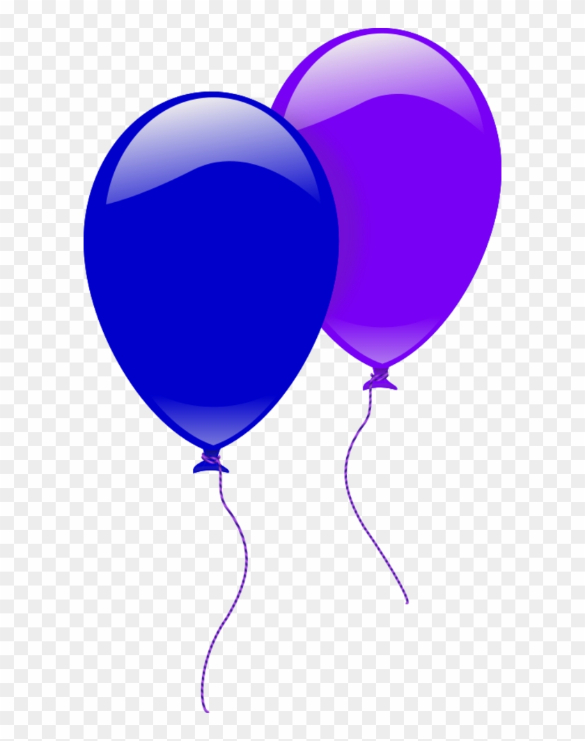 Party Balloons Two - 2 Balloon Clipart #187059