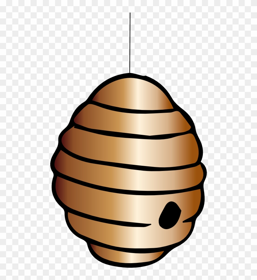 Beehive Honey Bee Bee Sting Clip Art - Cartoon Bee Hive Png #187111