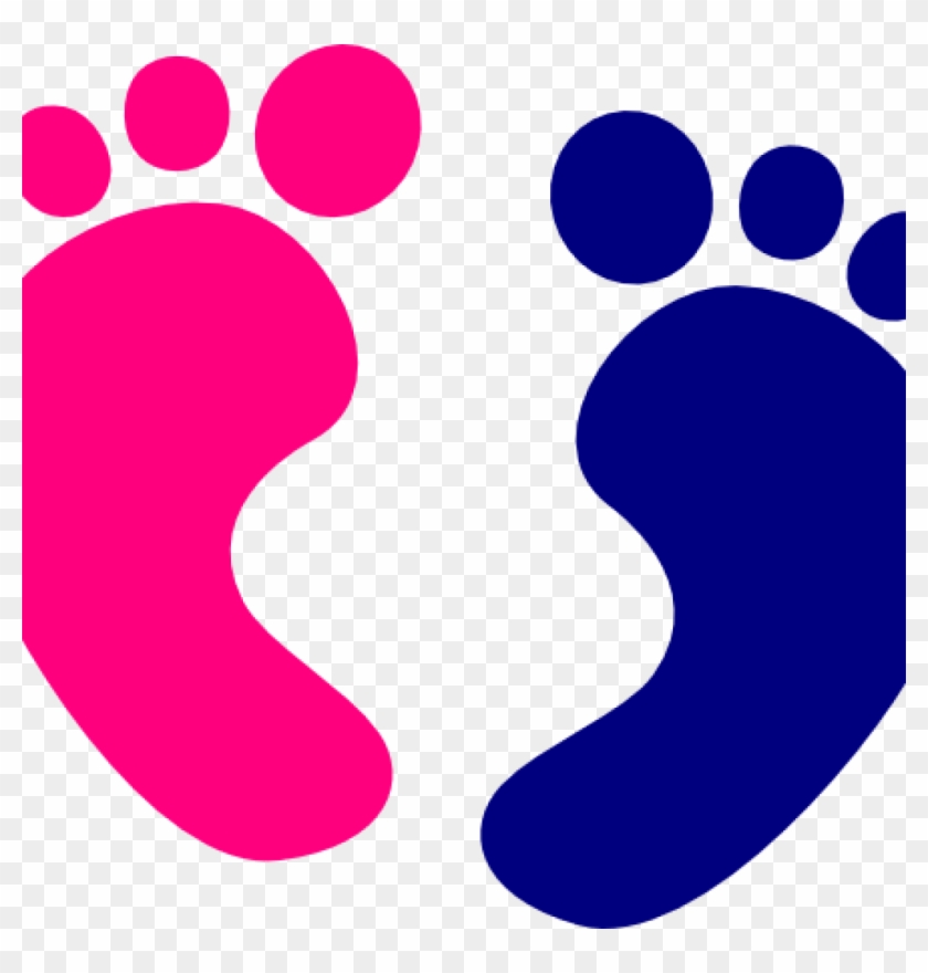 Baby Feet Clip Art Ba Feet Clip Art At Clker Vector - Pink Baby Feet Clip Art #187136