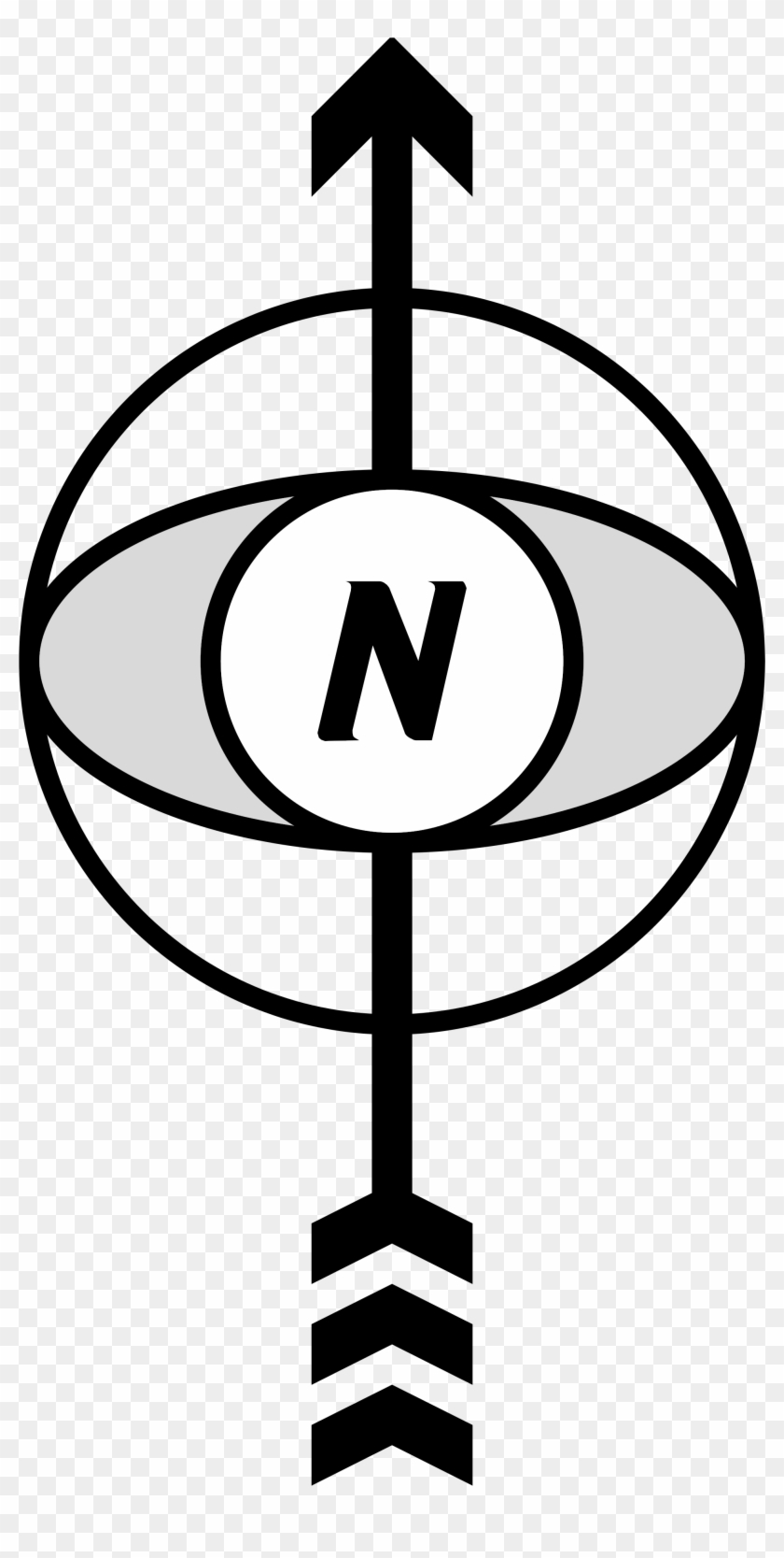 What Your Choice Of North Arrow Says About How You - Orientation On A Map #187154