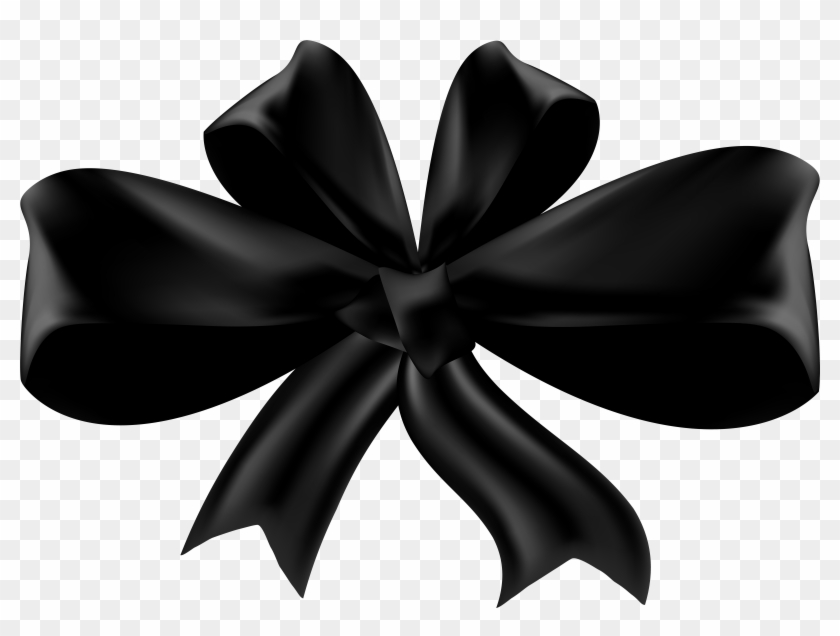 Black Bow Png Clip Art - Black Bow Png #187212