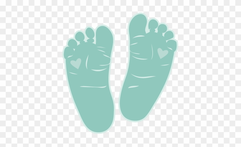 baby foot print clip art free