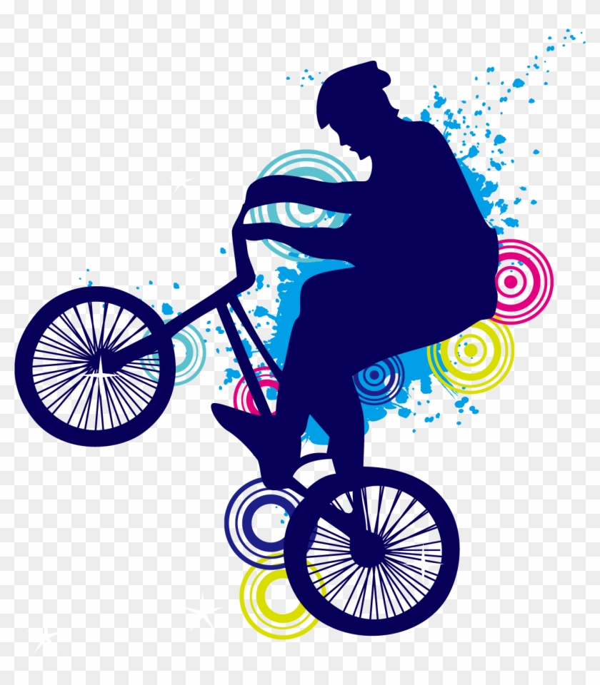 Bicycle Wheel Flatland Bmx Clip Art - Bmx Clipart Png #187244