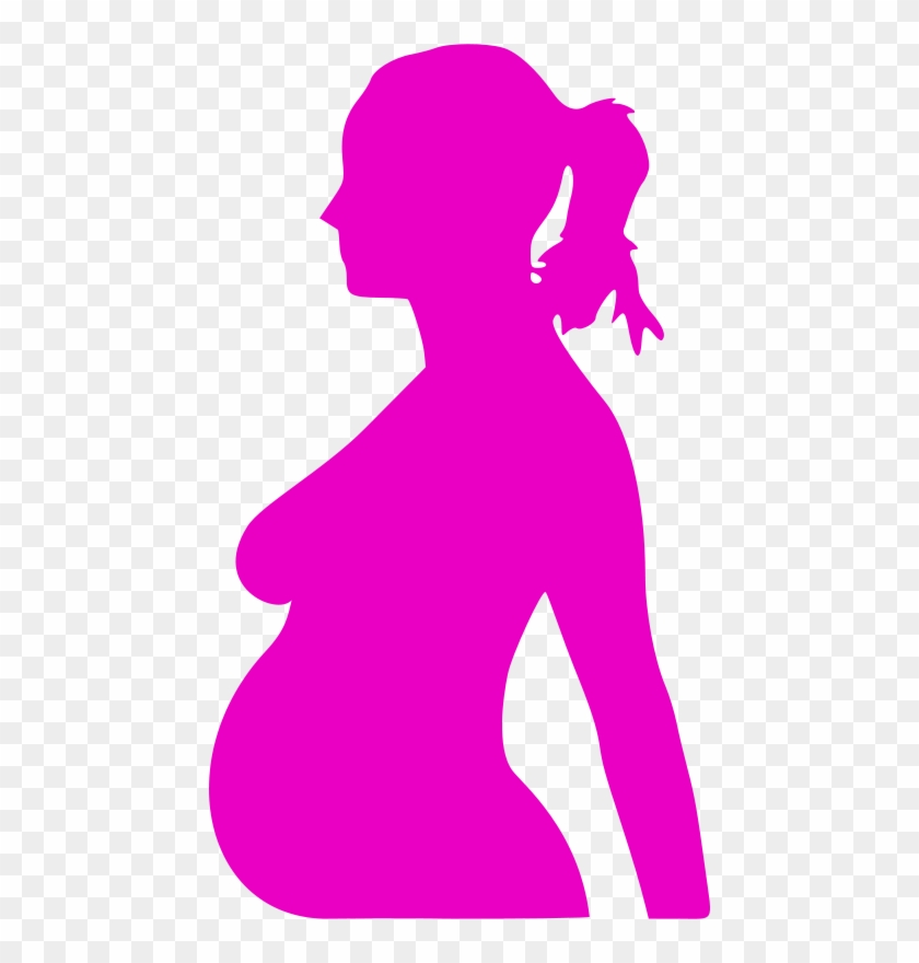 Pink Ribbon Clip Art Free Download - Pregnant Clip Art #187257